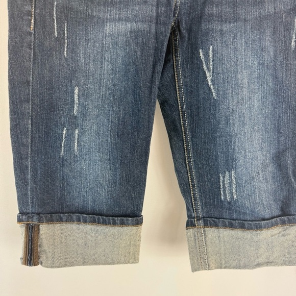 Candies Jeans Blue Denim Stretch
Cuffed Capri Size 3 (28x14) - Picture 4 of 9